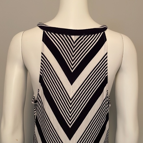 Lily and Lola Blue and White Striped Swim Cover Up or Maxi Dress XL - Picture 5 of 7